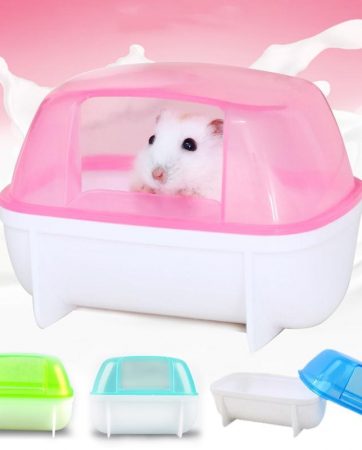 Guinea Pig Hamster Bathroom Hamster Cage Rat House Small Animal Bath Room Pet Accessories Comfortable pet supply Cute