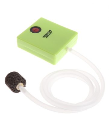 Aquarium Dry Battery Operated Fish Tank Air Pump Aerator Oxygen With Air Stone
