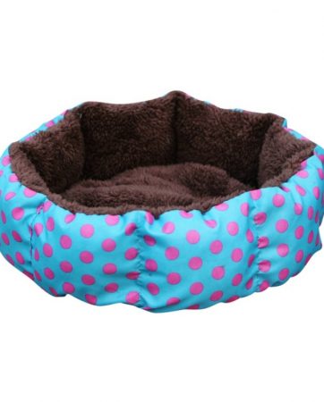 Colorful Leopard Print Pet Cat And Dog Bed Pink Blue Yellowish brown, Deep Pink SIZE S M L XL Puppy House New